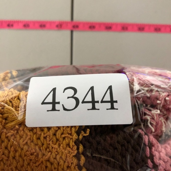 Umgee Womens Pullover Sweater Size Medium Multicolored Stripe Textured Slouchy - Picture 8 of 9